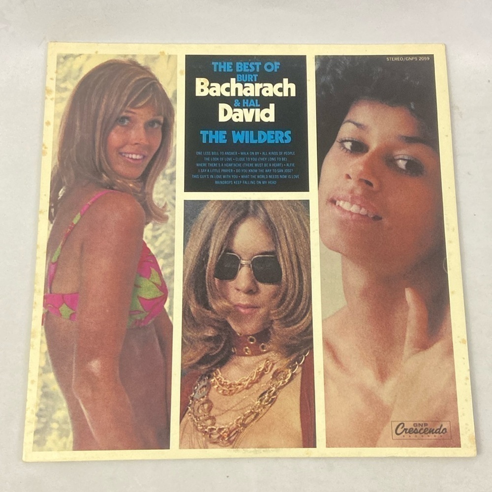 The Best Of Burt Bacharach & Hal David The Wilders GNPS 2059 Vinyl Record LP